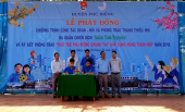 Huyện đoàn Phú Riềng ra quân chiến dịch "Xuân tình nguyện" 2018