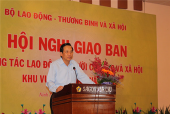 Bộ trưởng Đào Ngọc Dung phát biểu tại Hội nghị