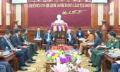Lãnh đạo tỉnh tiếp và làm việc với đoàn công tác của Lãnh sự quán Vương quốc Campuchia tại TP. Hồ Chí Minh