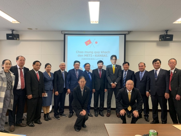 Đoàn cán bộ tỉnh Bình Phước thăm và làm việc với Cục Kinh tế, Thương mại và Công nghiệp Kansai (Meti Kansai)