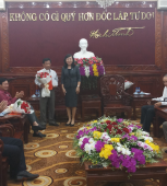 Trao Quyết định nghỉ hưu cho đồng chí Bùi Quang Phụng – Giám đốc Sở Tư pháp