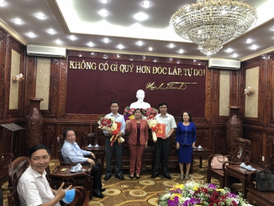 Lễ trao Quyết định bổ nhiệm đồng chí Lê Tiến Hiếu giữ chức vụ Giám đốc Sở Tư pháp tỉnh Bình Phước