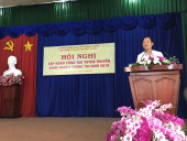 Ông Nguyễn Minh Bình - Giám đốc Sở phát biểu tại Hội nghị