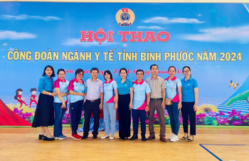 Khai mạc hội thao Công đoàn ngành y tế tỉnh Bình Phước