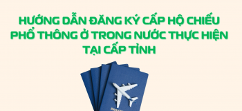 Hướng dẫn đăng ký cấp hộ chiếu phổ thông ở trong nước thực hiện tại cấp tỉnh