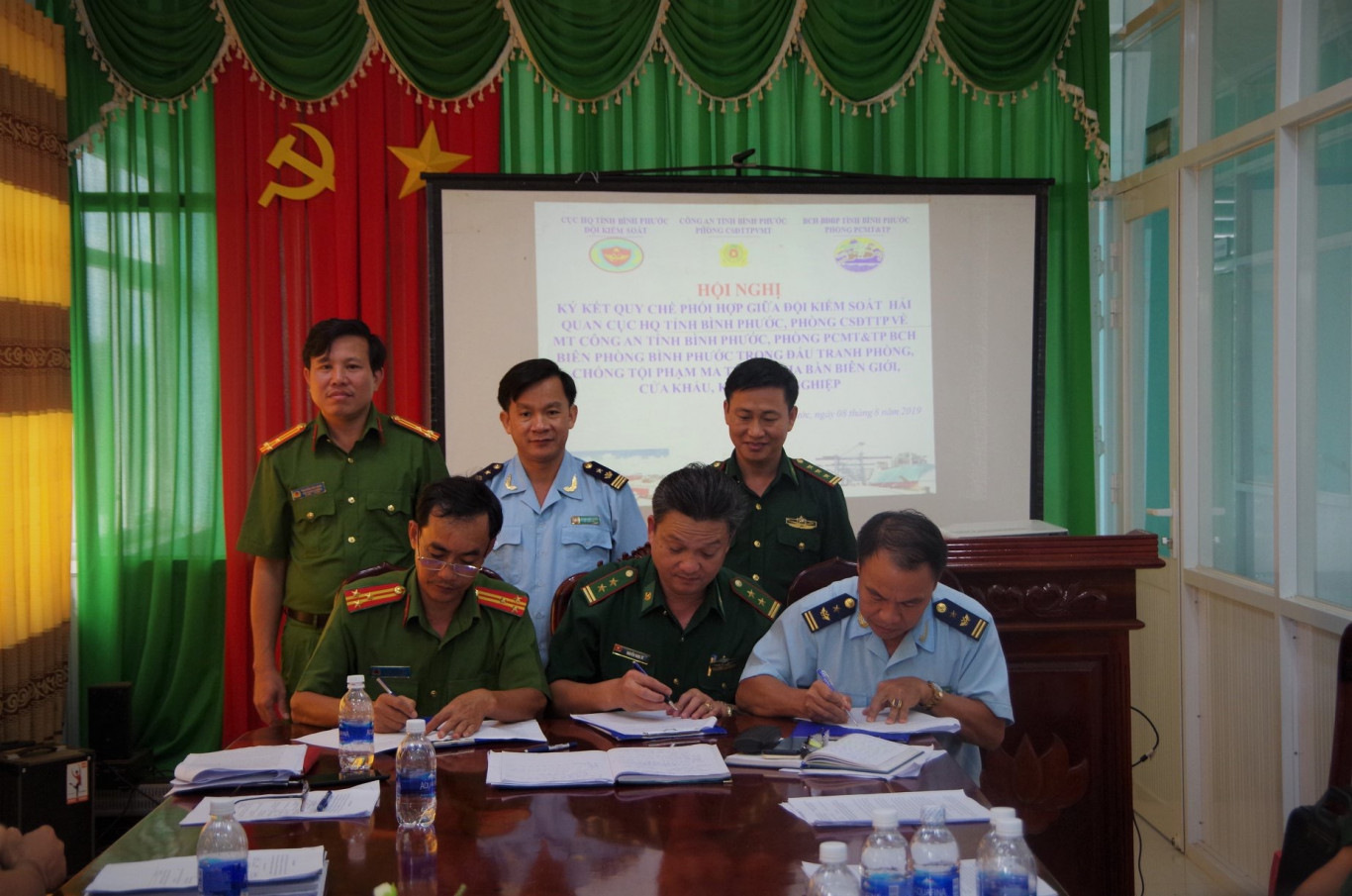 Đội Kiểm soát ký kết quy chế phối hợp phòng, chống ma túy trên địa bàn tỉnh Bình Phước
