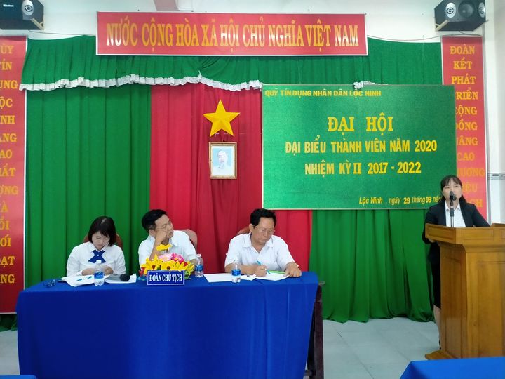 Đại hội đại biểu Quỹ tín dụng nhân dân Lộc Ninh