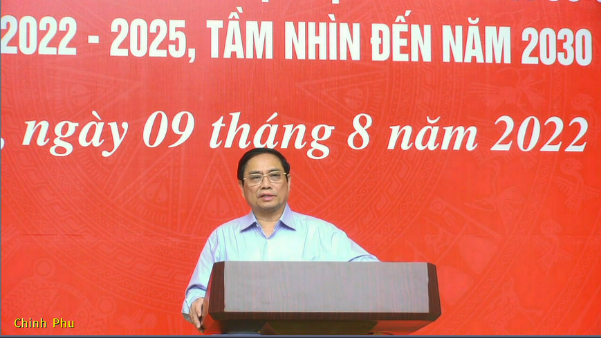 Thủ tướng Phạm Minh Chính phát biểu tại điểm cầu Trung ương