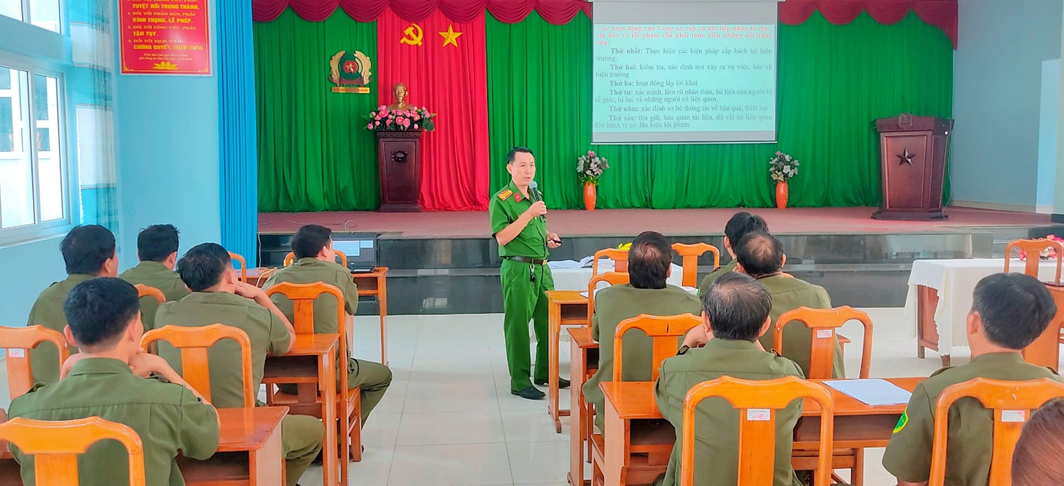 Boi duong nghiep vu CA xa