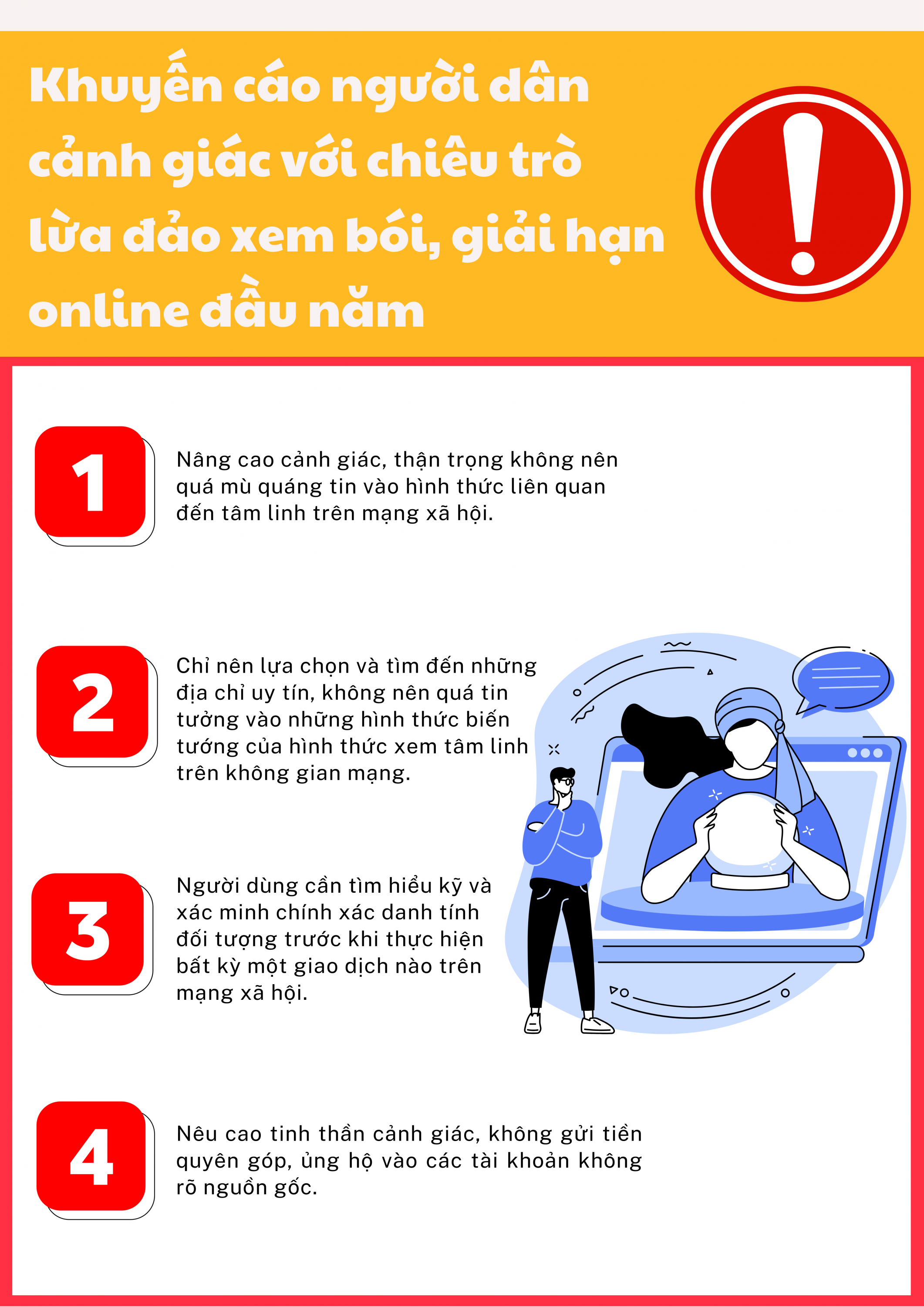 Cảnh giác với chiêu trò lừa đảo xem bói, giải hạn online đầu năm (1)