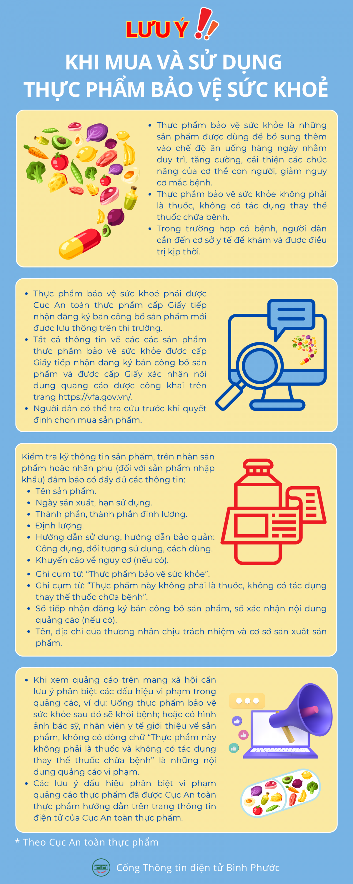 Người dân cần lưu ý các điểm sau đây trước khi mua và sử dụng thực phẩm bảo vệ sức khoẻ