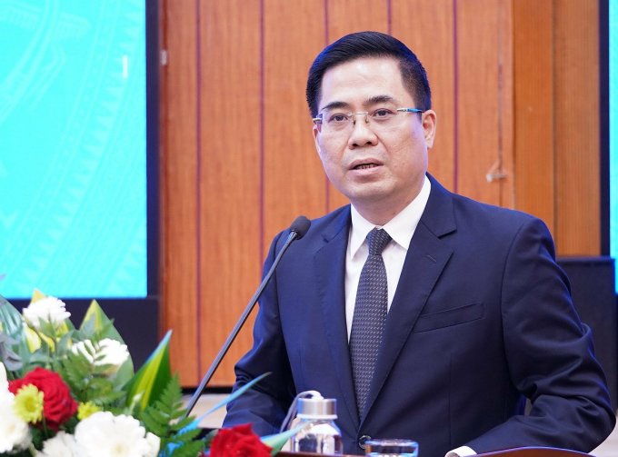 Thứ trưởng Nguyễn Hoàng Giang phát biểu khai mạc. Ảnh: TTTT