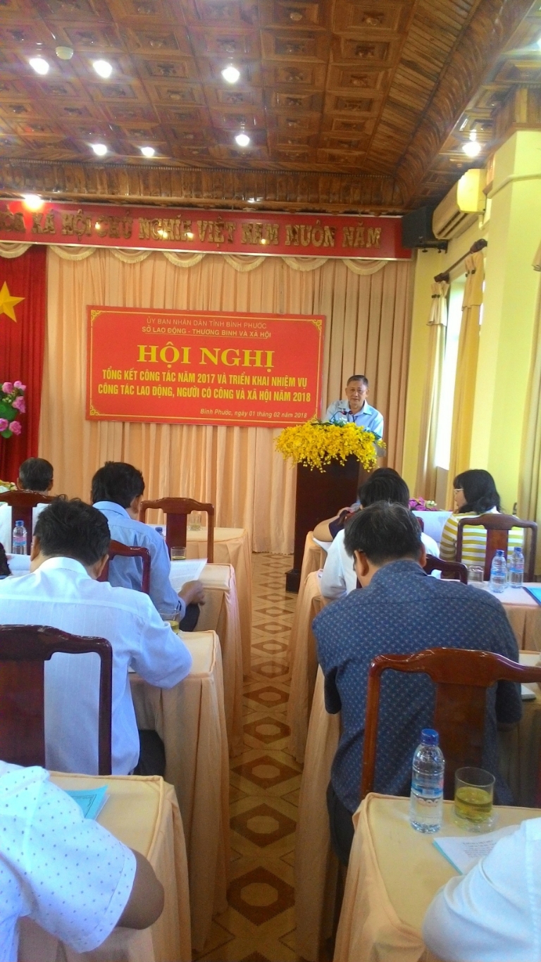 Kết luận của Phó Chủ tịch UBND tỉnh Nguyễn Tiến Dũng tại Hội nghị tổng kết công tác lao động, người có công và xã hội năm 2017, triển khai nhiệm vụ năm 2018