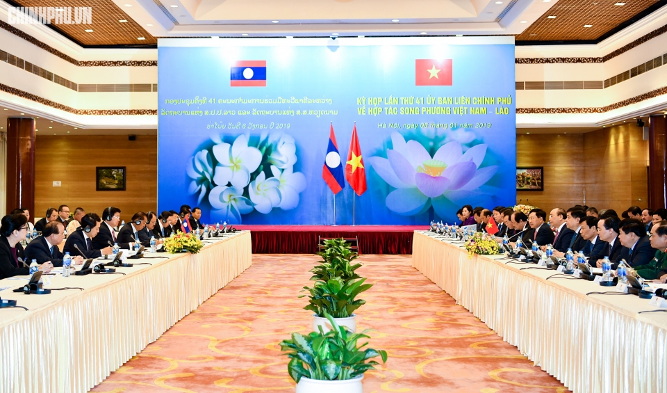 Quang cảnh Kỳ họp lần thứ 41 Ủy ban Liên Chính phủ  Việt Nam - Lào