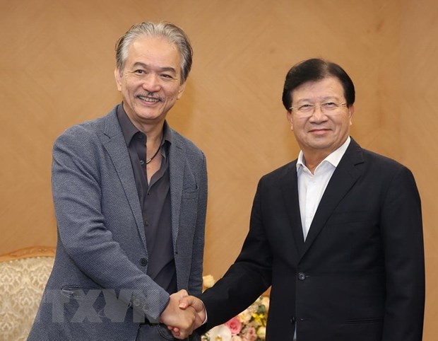 Phó Thủ tướng Trịnh Đình Dũng đã tiếp ông Robert Yap, Chủ tịch Điều hành Tập đoàn YCH (Ảnh: TTXVN)
