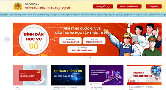 Nền tảng Bình dân học vụ số