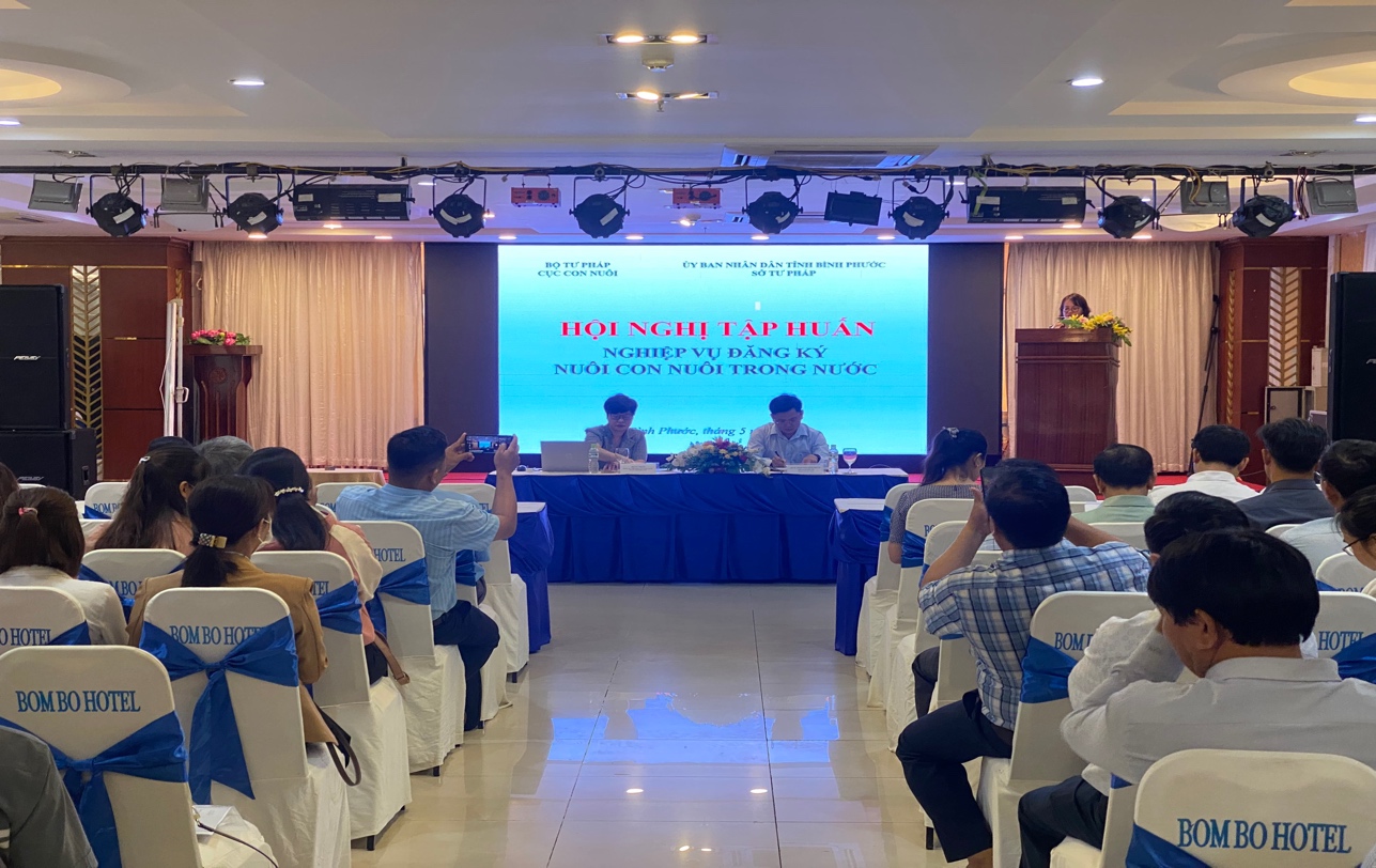 Cục Con nuôi - Bộ Tư Pháp phối hợp với Sở Tư pháp tỉnh Bình Phước tổ chức Hội nghị tập huấn hướng dẫn nghiệp vụ đăng ký nuôi con nuôi trong nước